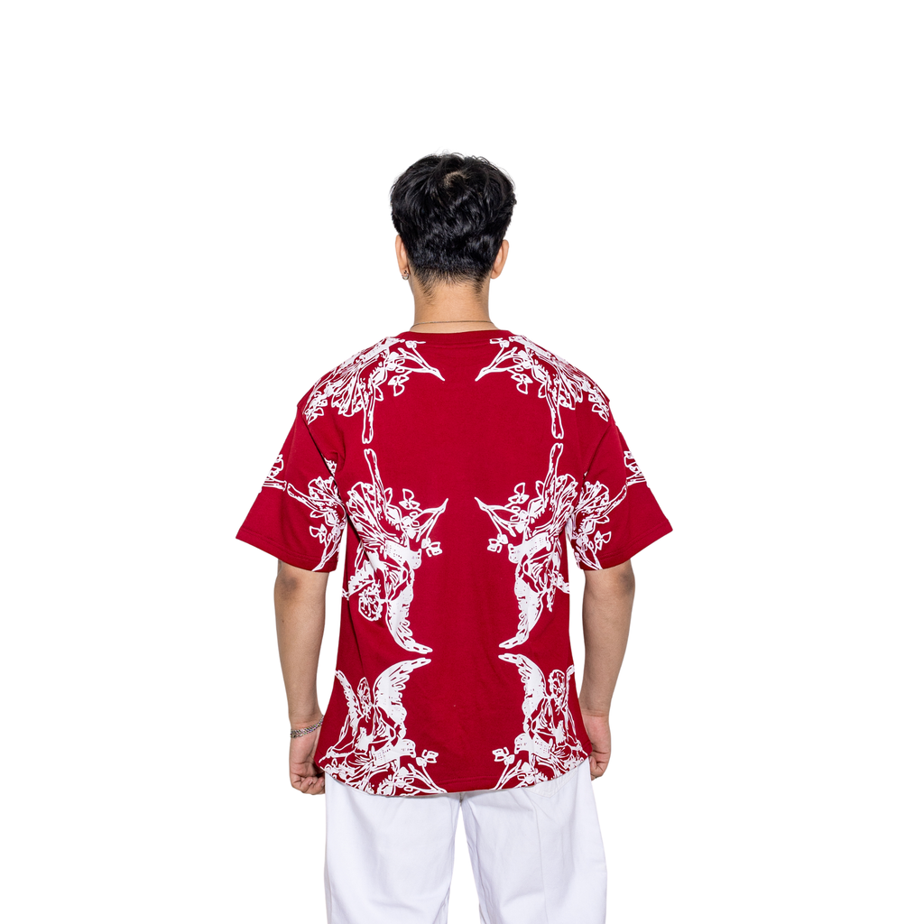 MAROON ANGEL TEE