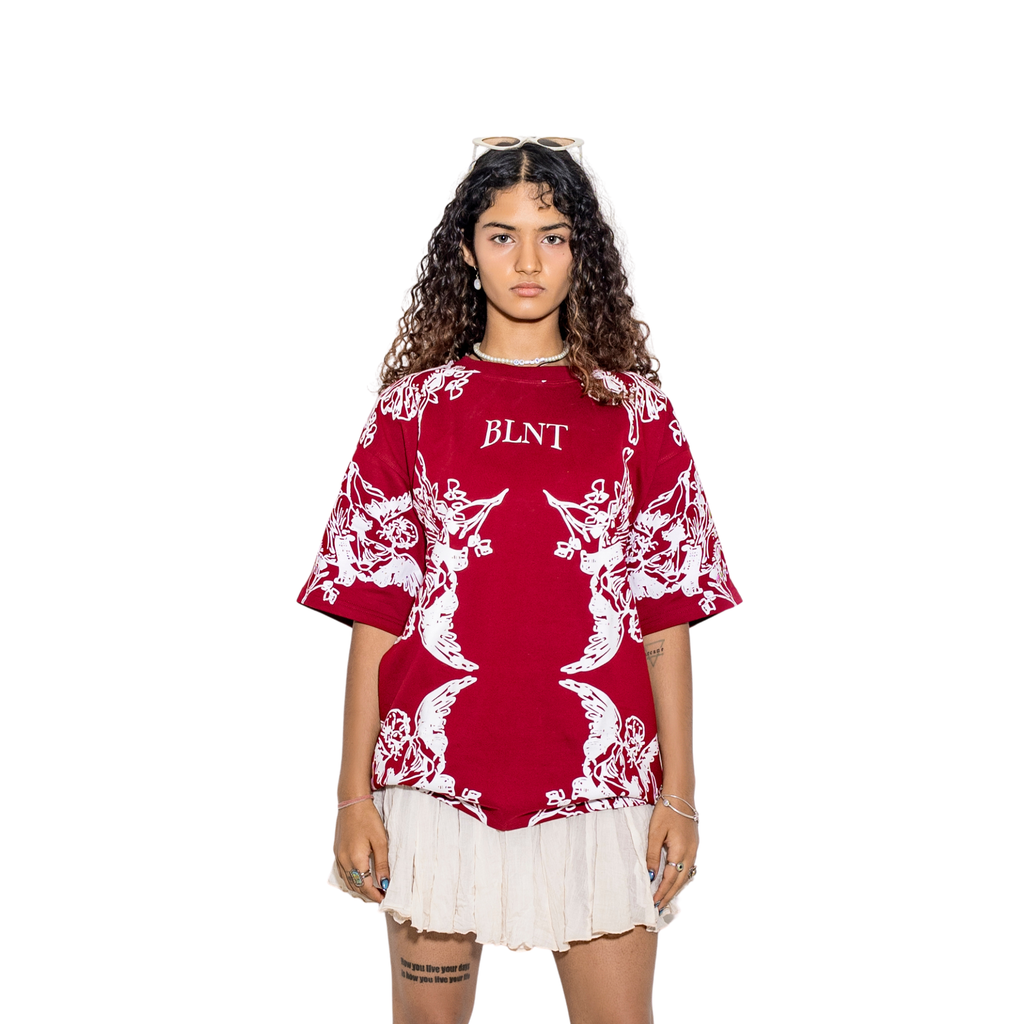 MAROON ANGEL TEE